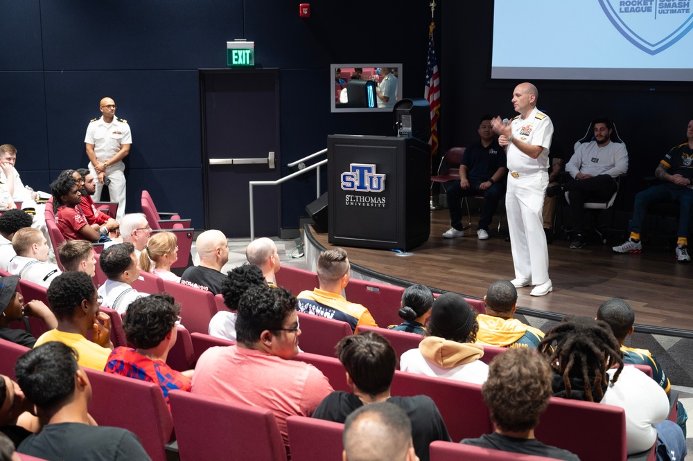 Navy and Marine Corps Compete in Esports Invitational at St. Thomas University