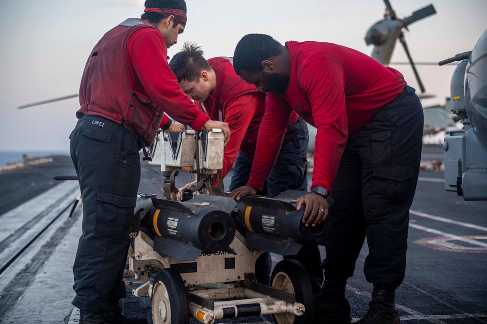 USS Dwight D. Eisenhower Conducts Routine Operations in the Red Sea