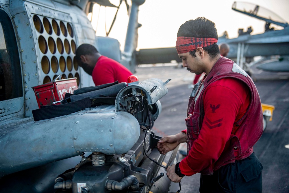 USS Dwight D. Eisenhower Conducts Routine Operations in the Red Sea