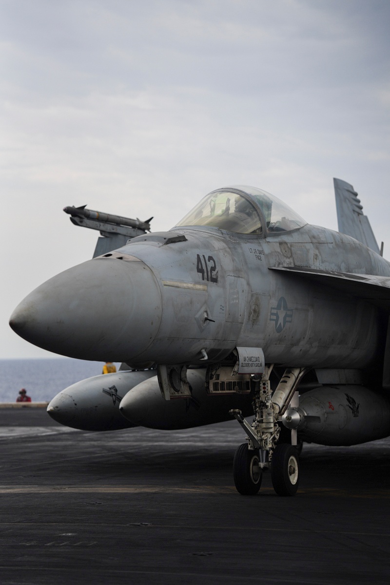 USS Dwight D. Eisenhower Conducts Flight Operations in the Red Sea
