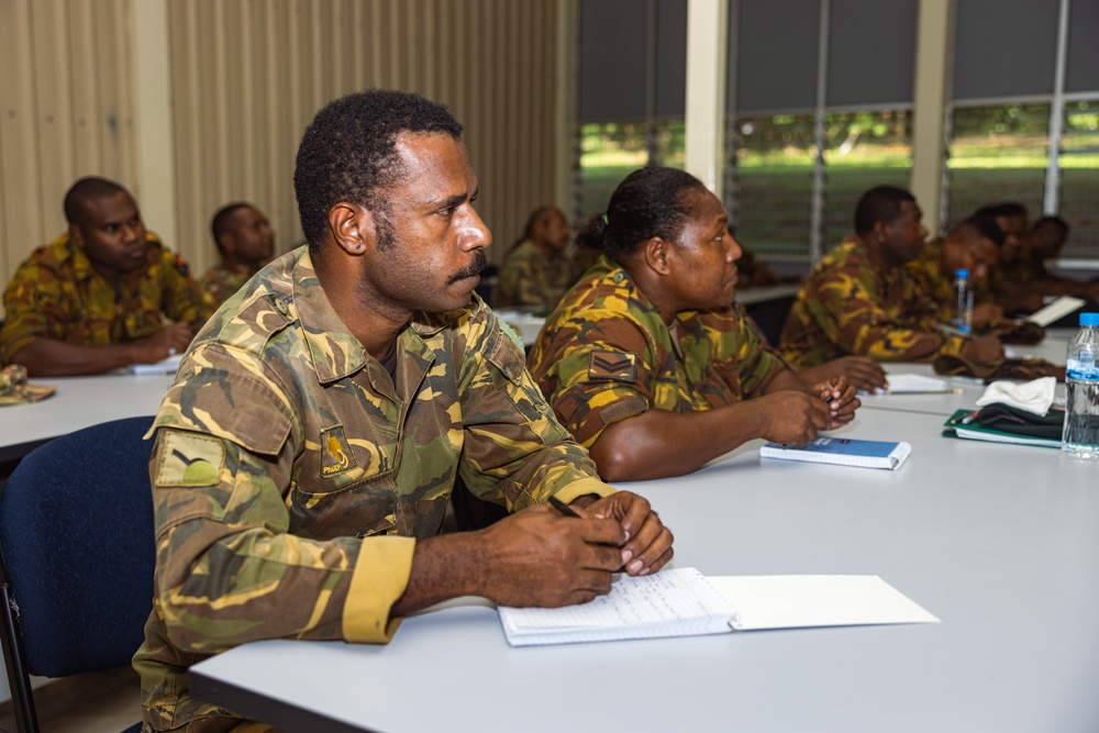 MRF-D 24.3: U.S. Navy, PNGDF medical personnel practice preventative medicine procedures