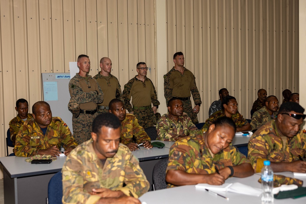 MRF-D 24.3: U.S. Navy, PNGDF medical personnel practice preventative medicine procedures