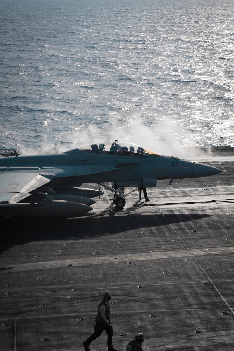 USS Dwight D. Eisenhower Conducts Flight Operations in the Red Sea