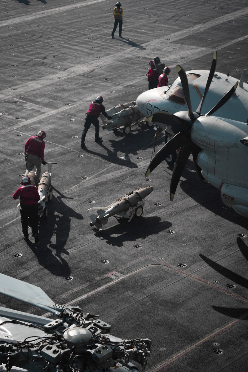 USS Dwight D. Eisenhower Conducts Flight Operations in the Red Sea