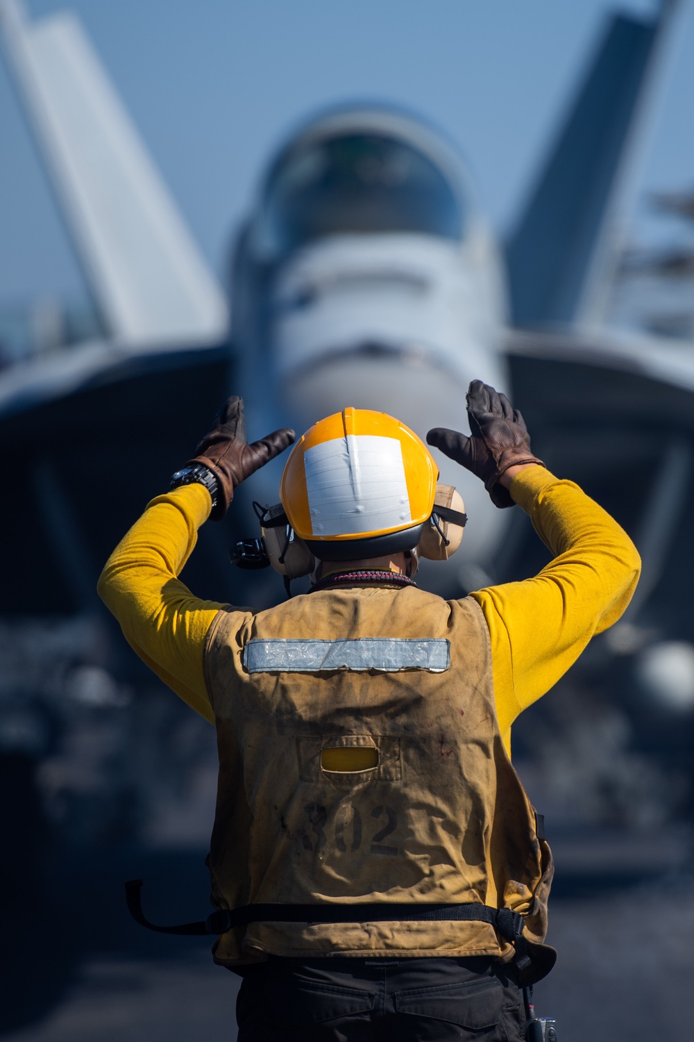 USS Dwight D. Eisenhower Conducts Flight Operations in the Red Sea