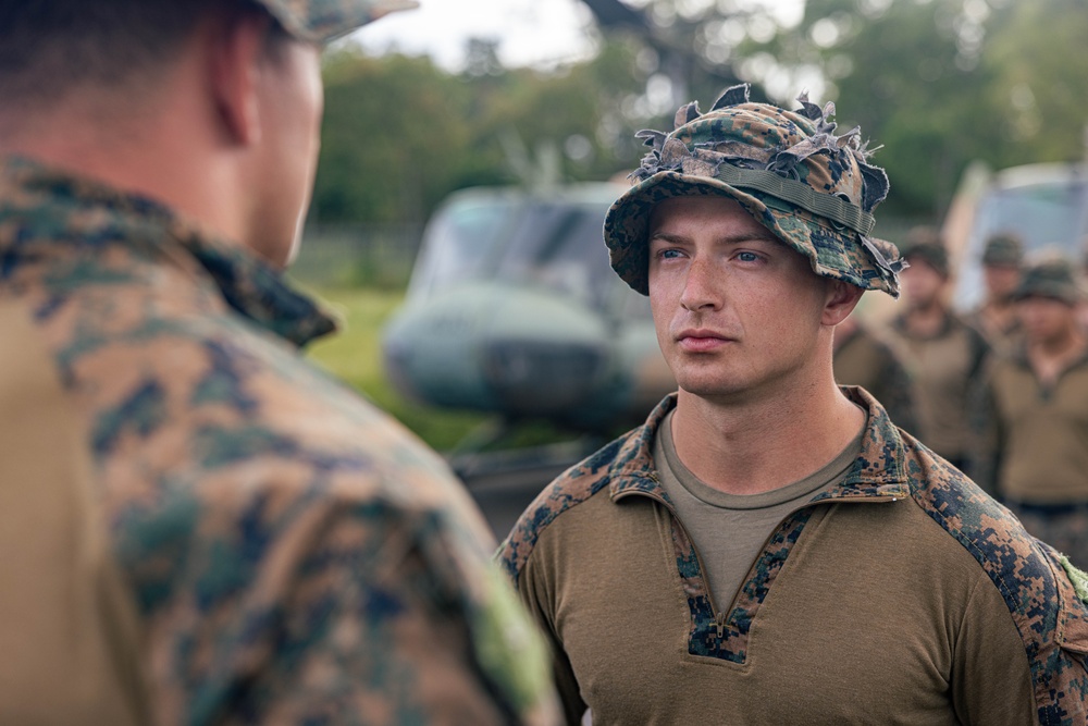 MRF-D 24.3 spotlight: Staff Sgt. Luke gets promoted to SNCO in PNG