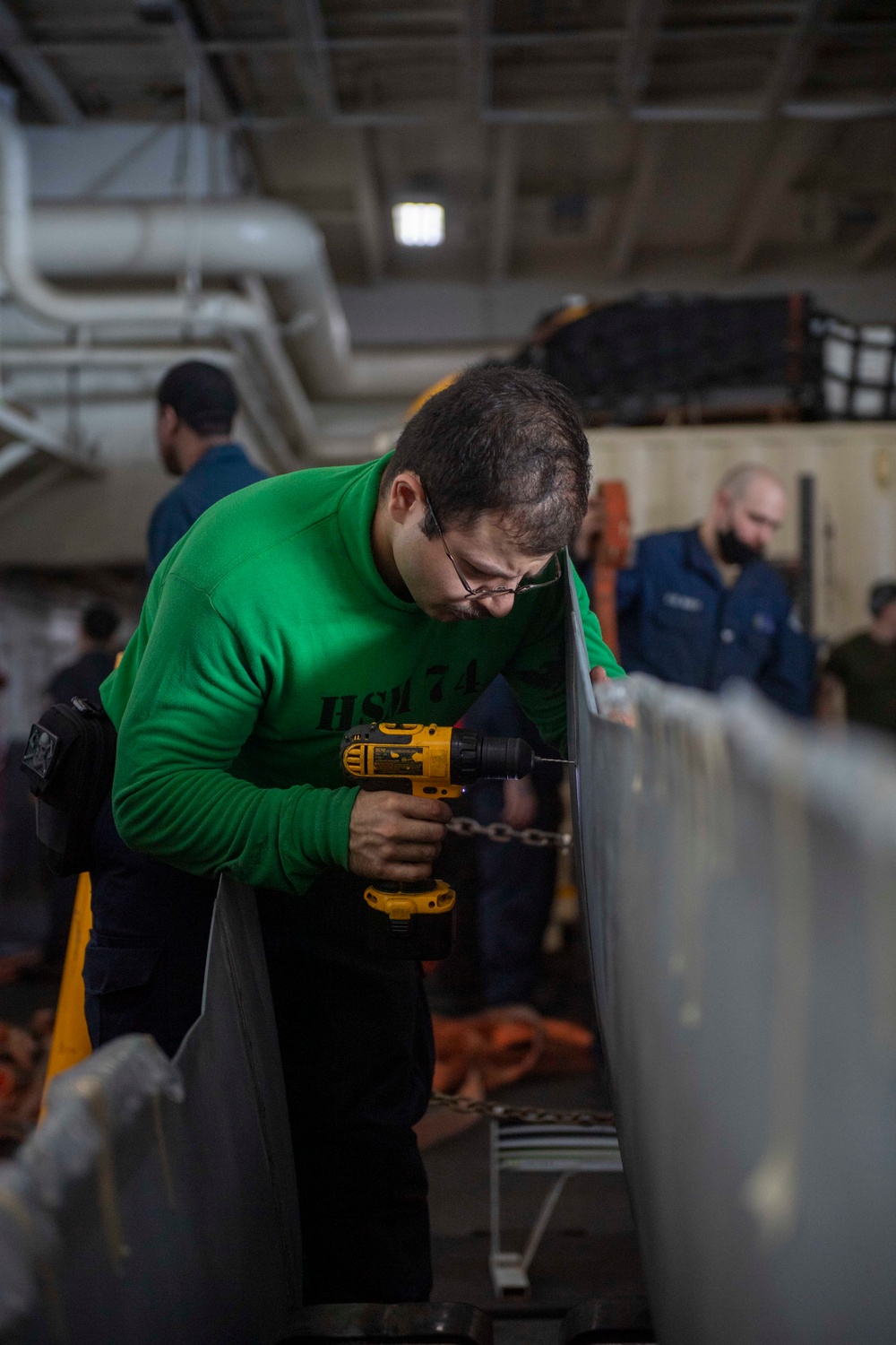 USS Dwight D. Eisenhower Conducts Routine Operations in the Red Sea