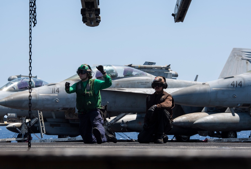 USS Dwight D. Eisenhower Conducts Routine Operations in the Red Sea