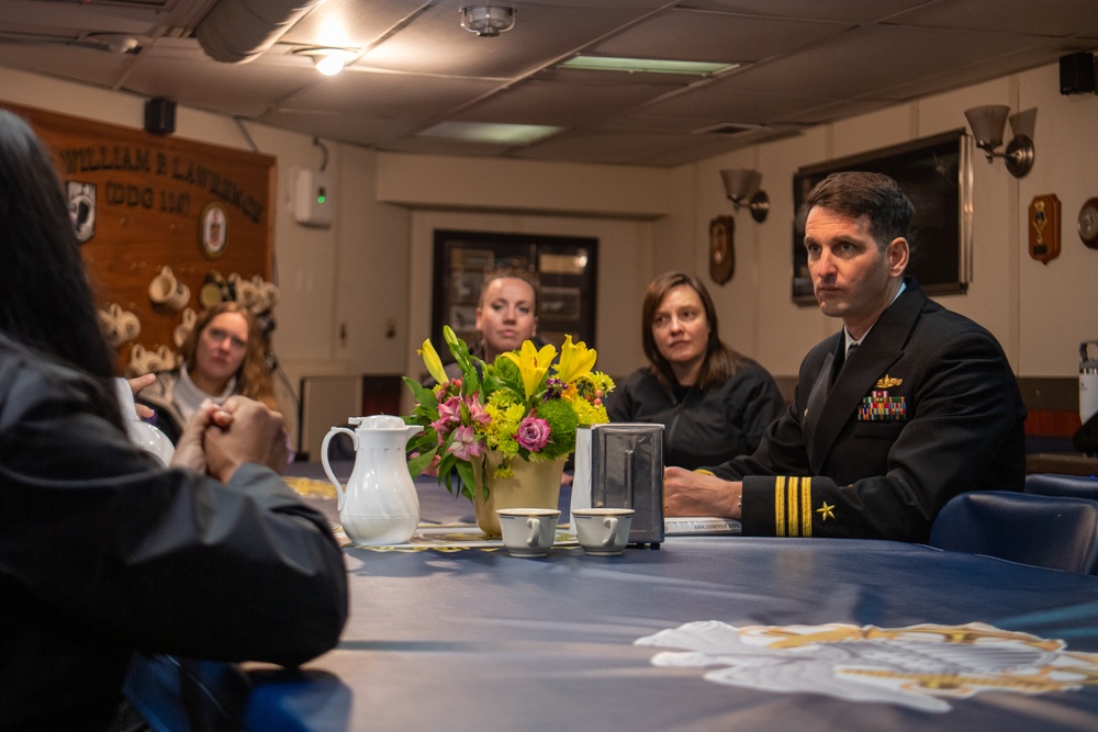USS William P. Lawrence (DDG 110) Community Outreach