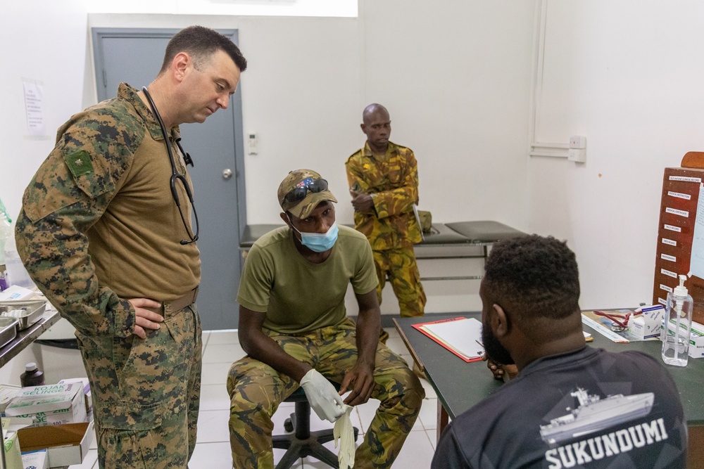 MRF-D 24.3: U.S. Sailors, PNGDF provide medical support during HADR exercise