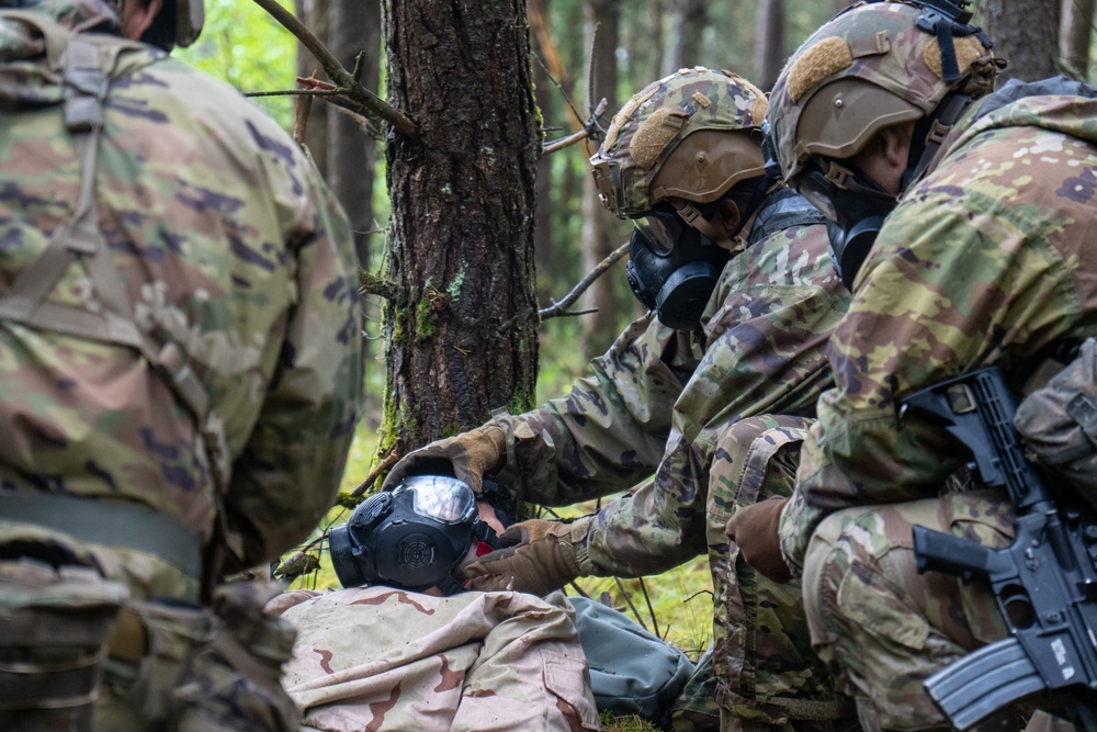 V Corps Best Squad Competition CBRN Lane