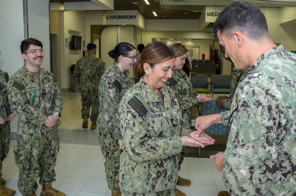 NMRTU Bahrain Nurses, HMs Receive Blessing of the Hands