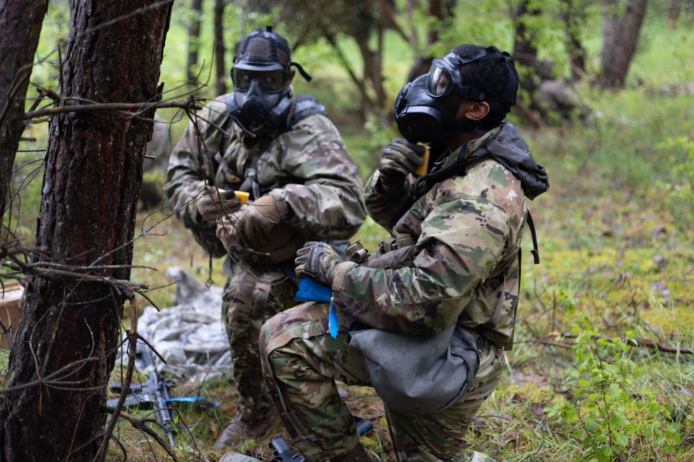 V Corps Best Squad Competition CBRN Lane