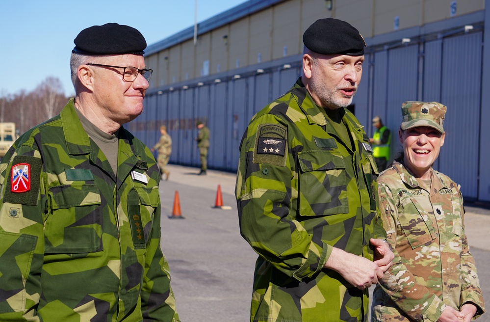 21st Theater Sustainment Command provides critical logistical node operations in Sweden.