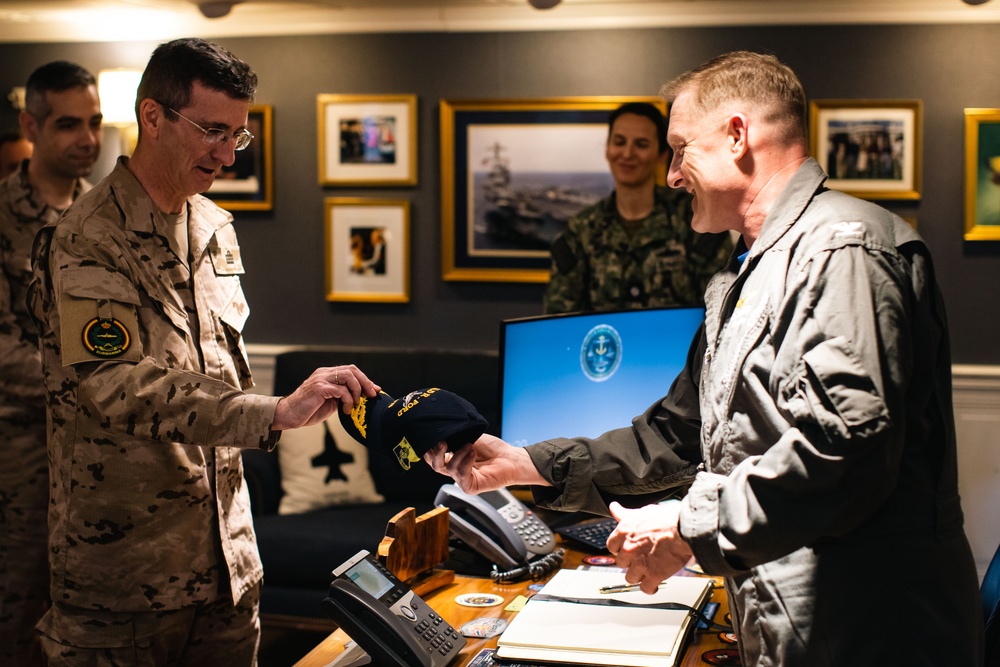 Spanish Navy Vice Adm. Visits USS Gerald R. Ford