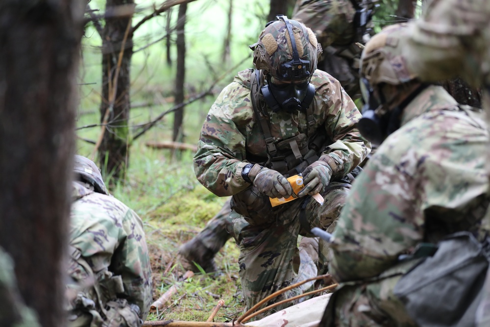 V Corps Best Squad Competition CBRN Lane