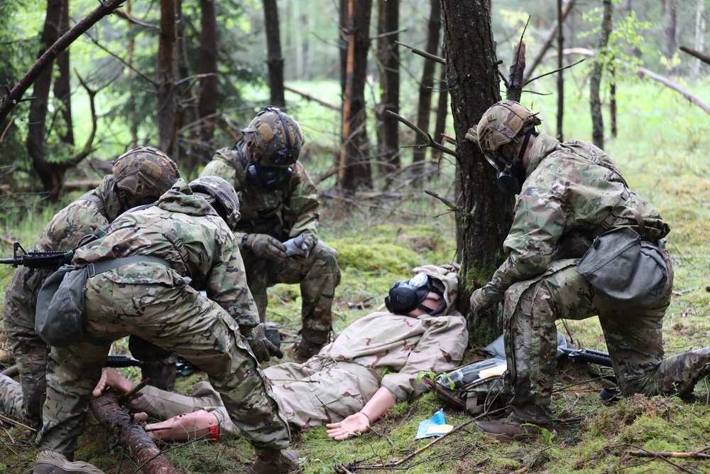 V Corps Best Squad Competition CBRN Lane