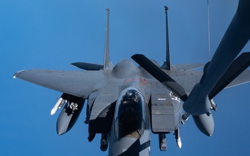 F-15Es conduct mission with F/A-18E in CENTCOM