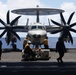 George Washington Conducts Hangar Deck Operations