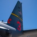 A Wyoming C-130 sits on the flightline at Channel Islands Air National Guard Station, Port Hueneme, Calif.