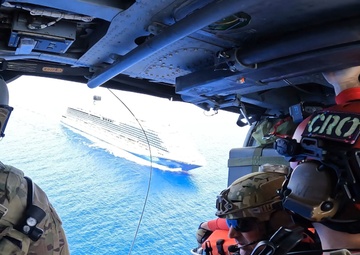 920th RQW successfully conducts civilian medical airlift 350 miles off coast of United States