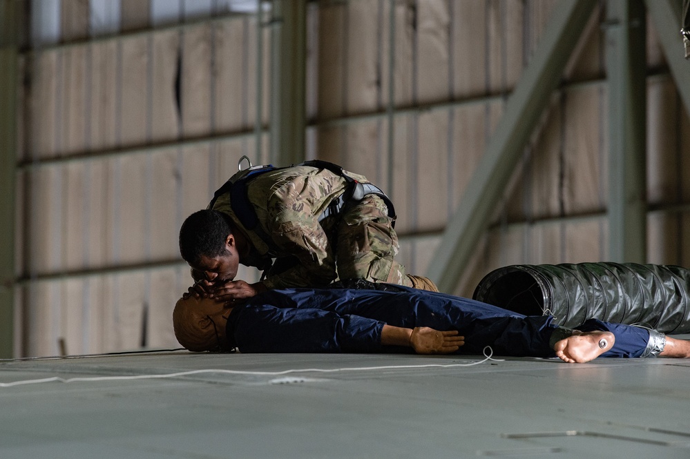 Dover Fire Department train with Dover AFB first responders