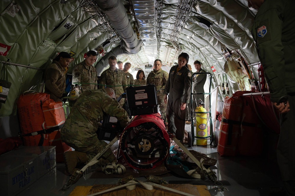 354th MDG holds hyperlite chamber training