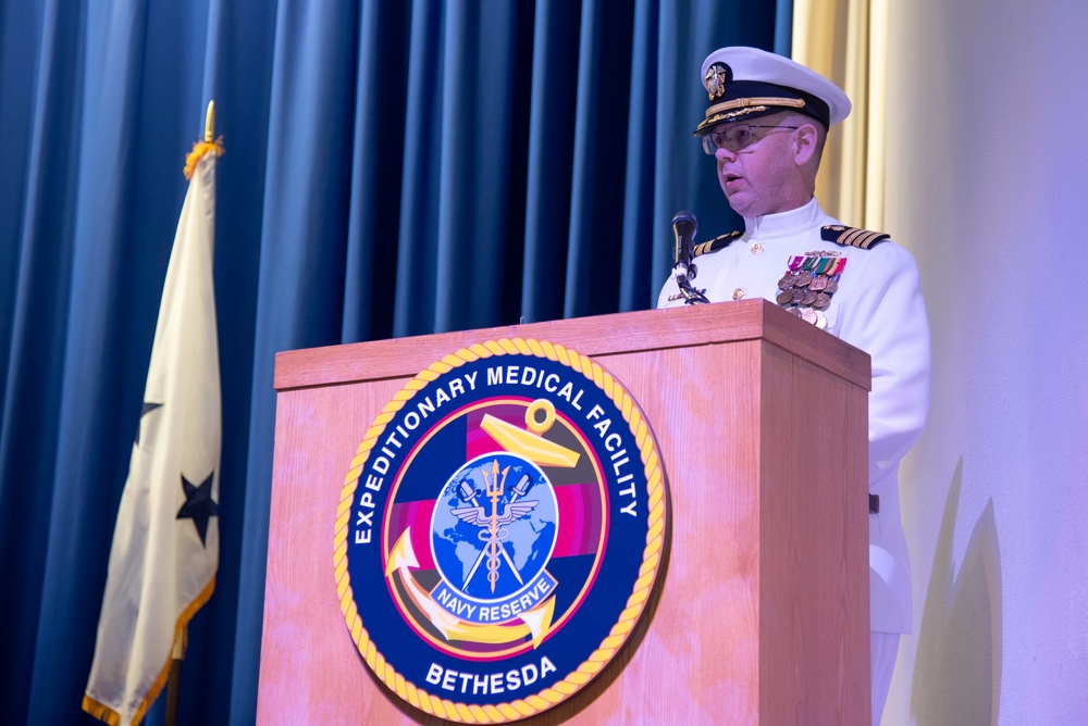 EMF Bethesda holds a change of command ceremony