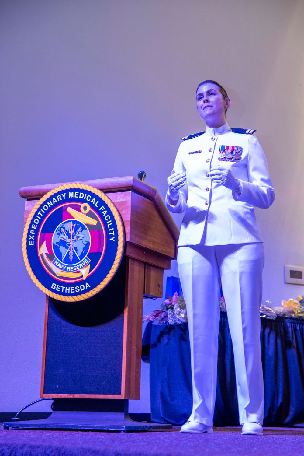 EMF Bethesda holds a change of command ceremony