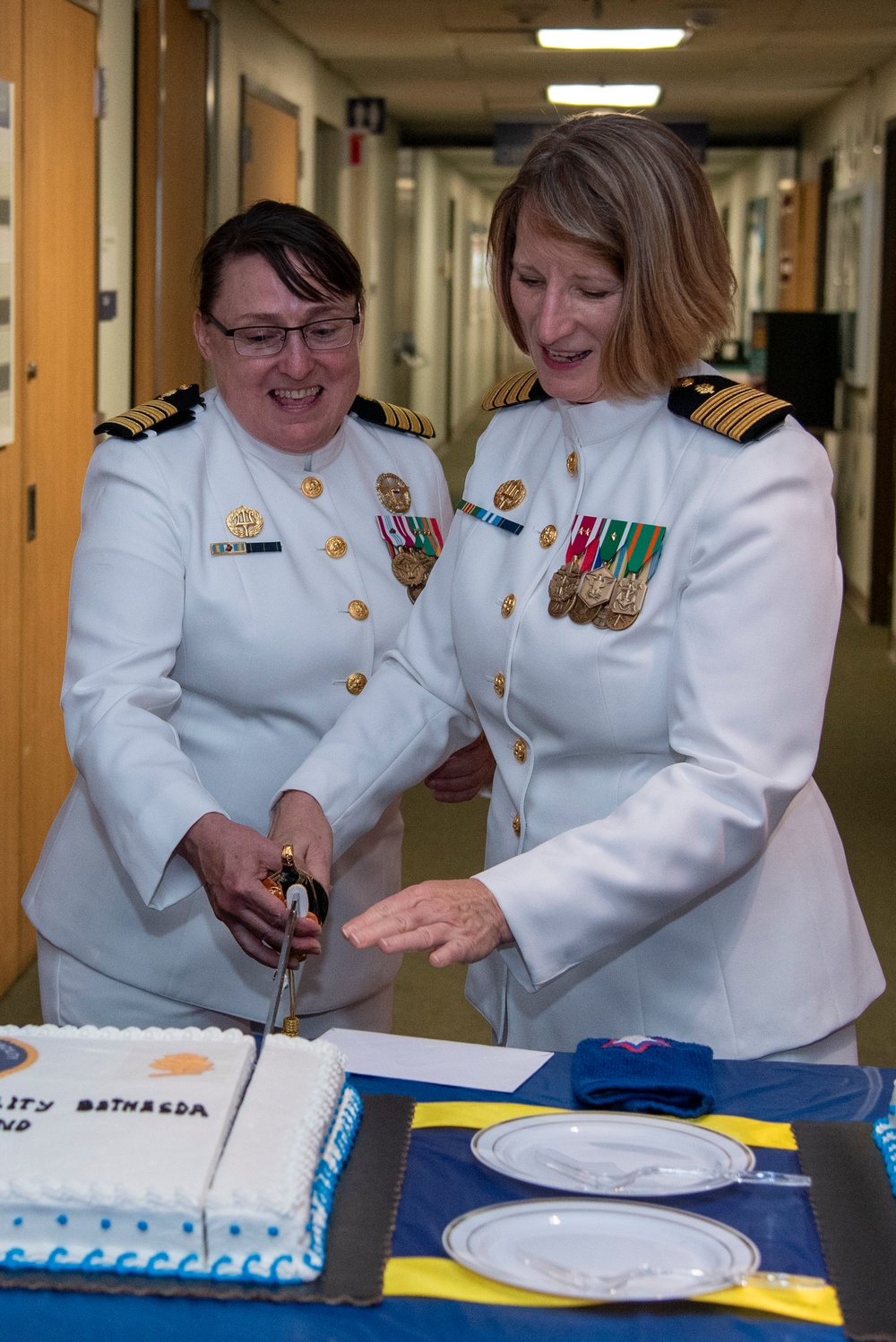 EMF Bethesda holds a change of command ceremony