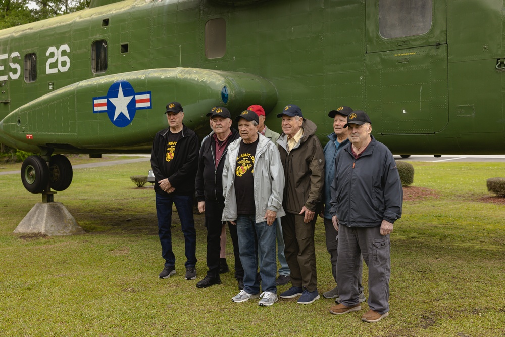 Vietnam War Veterans Tour on MCAS New River
