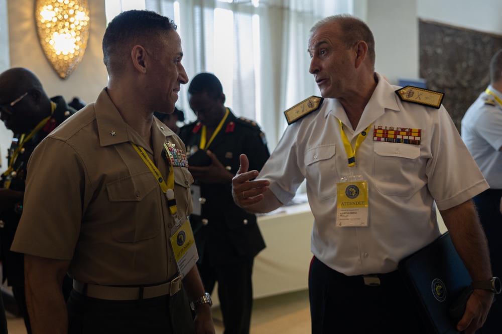 U.S. Marine Corps Forces South Participates in the African Maritime Forces Summit and Naval Infantry Leadership Symposium alongside Brazilian and Colombian Marine Corps Leaders