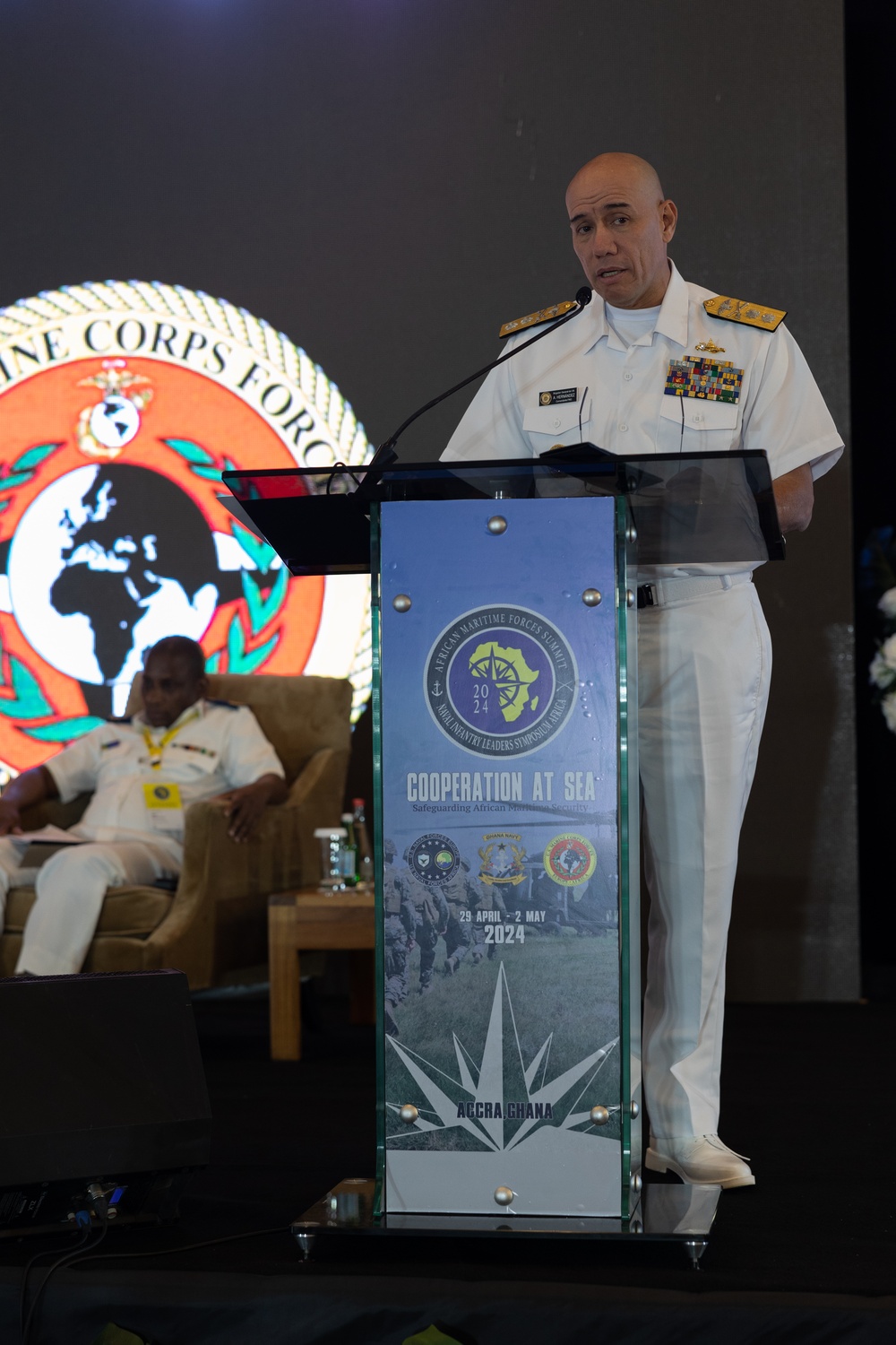 U.S. Marine Corps Forces South Participates in the African Maritime Forces Summit and Naval Infantry Leadership Symposium alongside Brazilian and Colombian Marine Corps Leaders