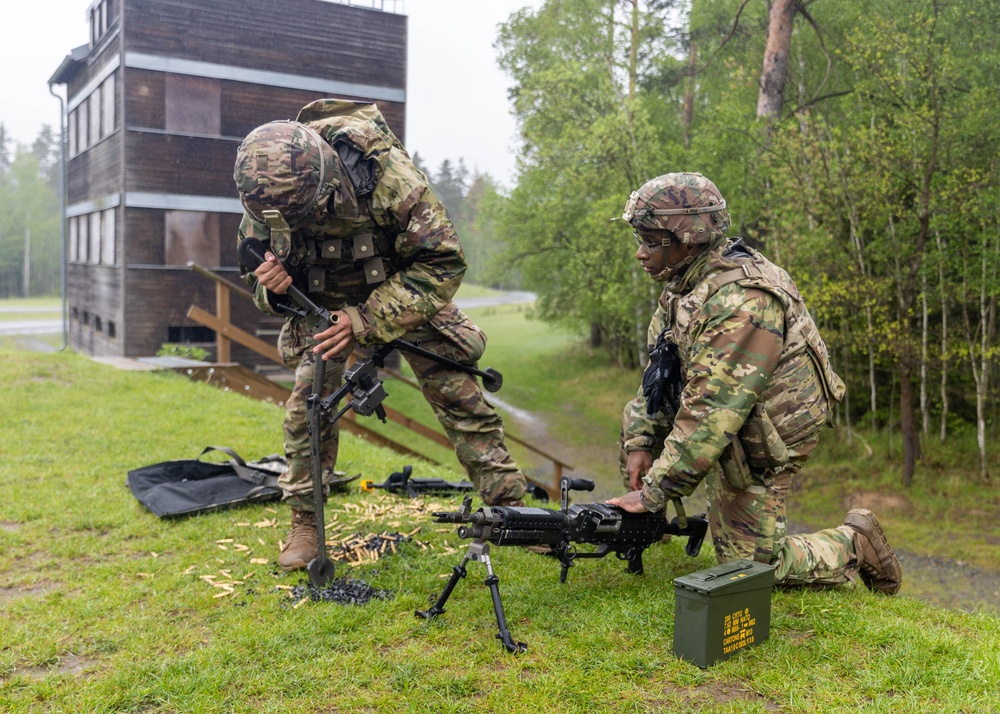 V Corps Best Squad Competition Support by Fire Lane