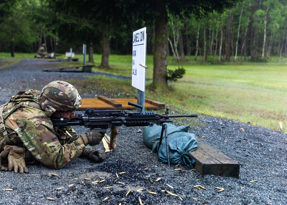 V Corps Best Squad Competition M249 Qualification Range Lane