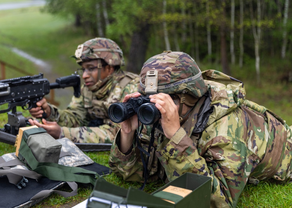 V Corps Best Squad Competition Support by Fire Lane
