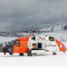 Coast Guard MH-60 Jayhawk helicopter aircrews from Air Station Astoria train above Mount St. Helens