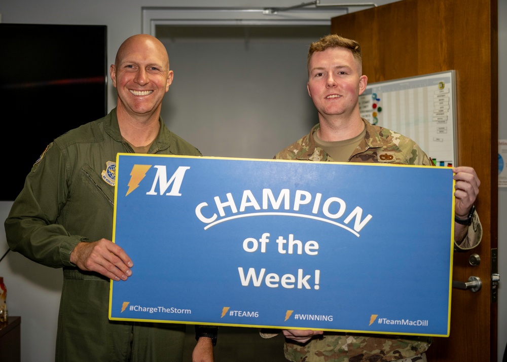Champ of the Week - Staff Sgt. Kendrick Caviness