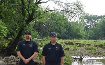 ‘Main focus was life safety’: Two MCAAP firefighters assist in swift water rescue