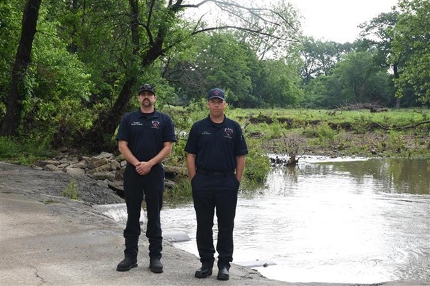 ‘Main focus was life safety’: Two MCAAP firefighters assist in swift water rescue