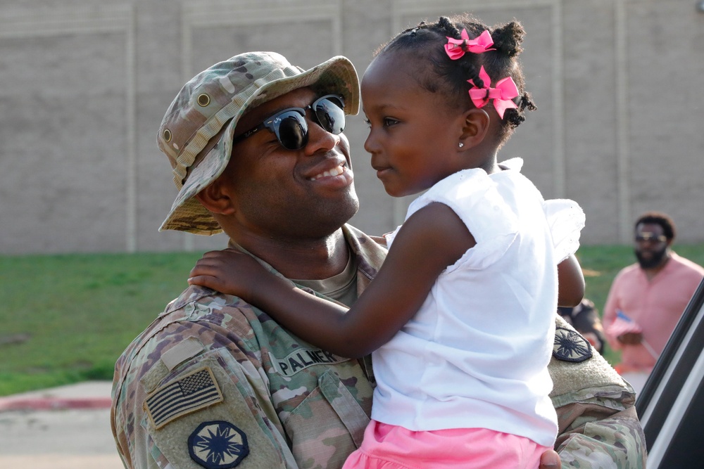 13th Armored Corps Sustainment Command Return from Deployment