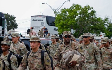 13th Armored Corps Sustainment Command Return from Deployment