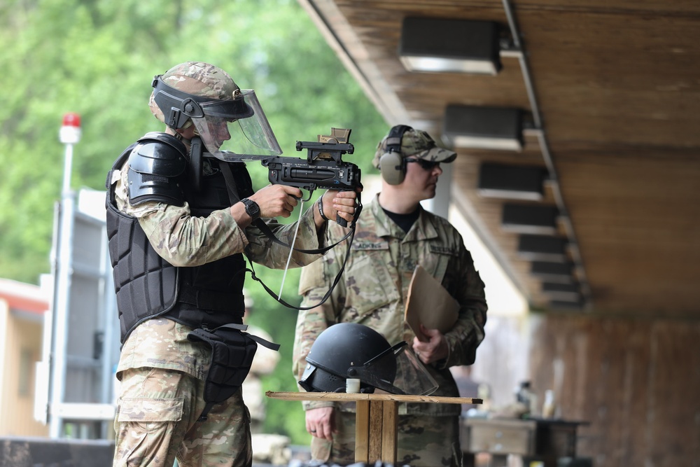 Virginia Army National Guard Soldier Conducts Non Lethal Familiarization during R2BWC24