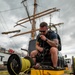 Divers inspect Coast Guard Cutter Eagle