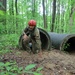 Maryland Army National Guard Soldier tackles obstacle course  during Region 2 Best Warrior Competition 2024