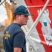 Divers inspect Coast Guard Cutter Eagle