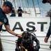 Divers inspect Coast Guard Cutter Eagle