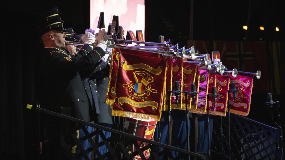 TRADOC Band's Herald Trumpets perform at VIT