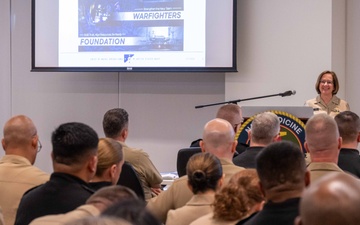 CNO delivers remarks at the Surgeon General's Leadership Symposium