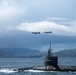 USS Nebraska Escorted by USAF A-10s, USCG